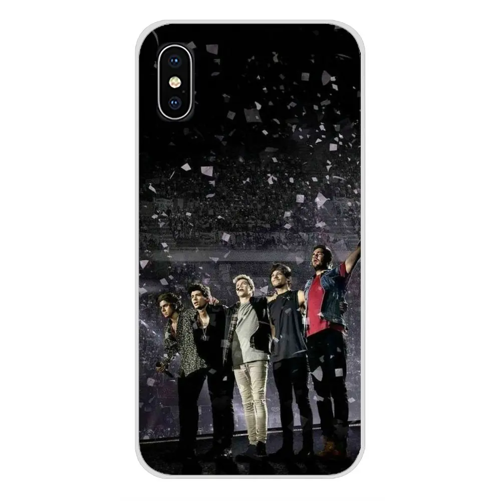 Аксессуары чехол для телефона Apple iPhone X XR XS MAX 4 4S 5 5S 5C SE 6 6S 7 8 Plus ipod touch One Direction Bands