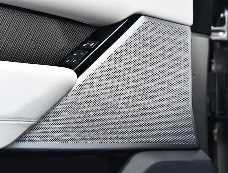 Aluminum alloy Car Door Speaker Cover Trim For Range Rover Velar 2017 2018 2019 Auto Accessories | Автомобили и мотоциклы