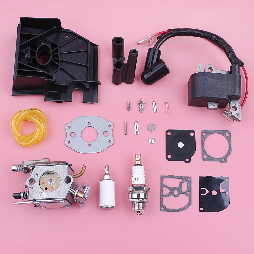 Карбюратор Carb катушка зажигания для Husqvarna 136 137 141 142 топливный фильтр втулка