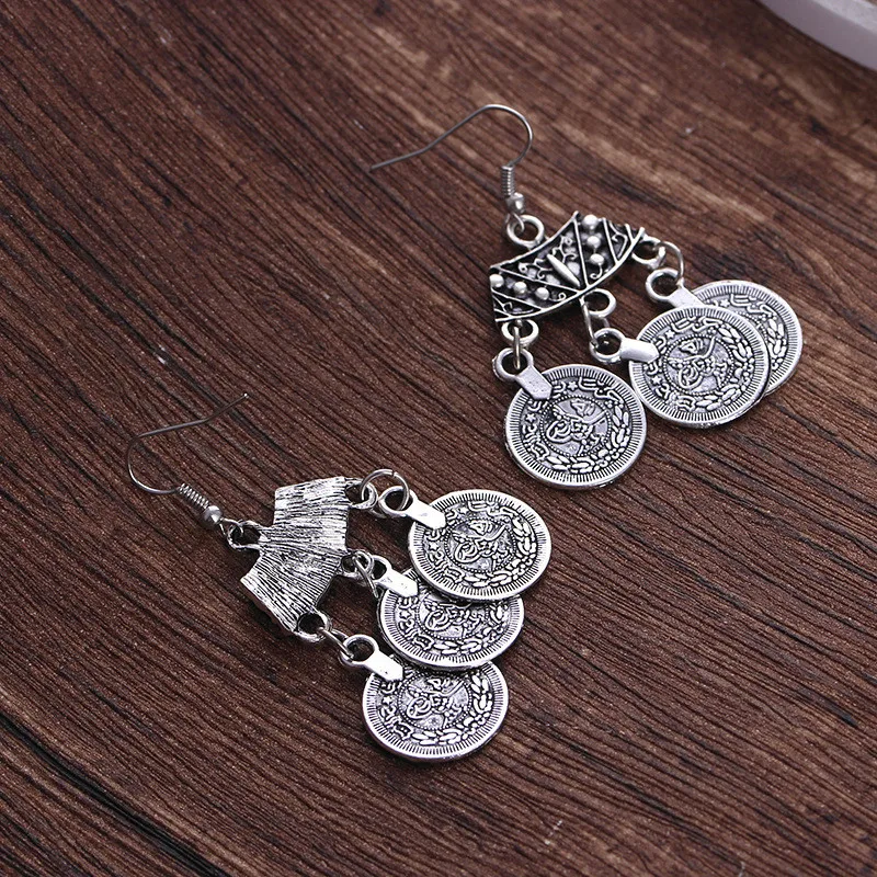 Женские богемные Винтажные серьги подвески в стиле бохо|earring stone|earring setearrings coconut |