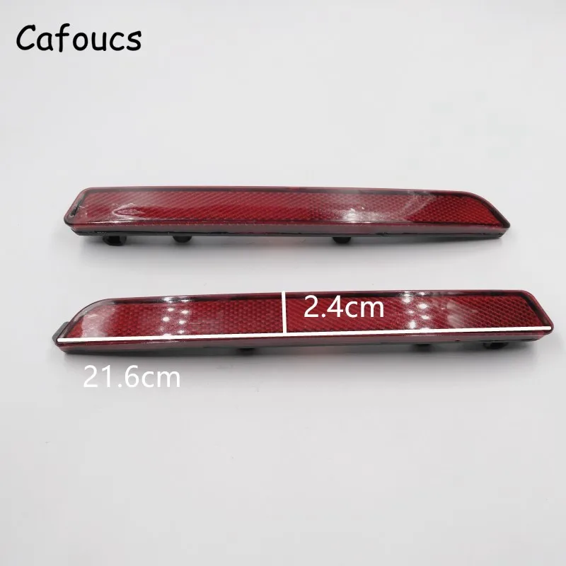 Cafoucs для Mazda 6 2007 2013 аксессуары заднего бампера красный светоотражающий