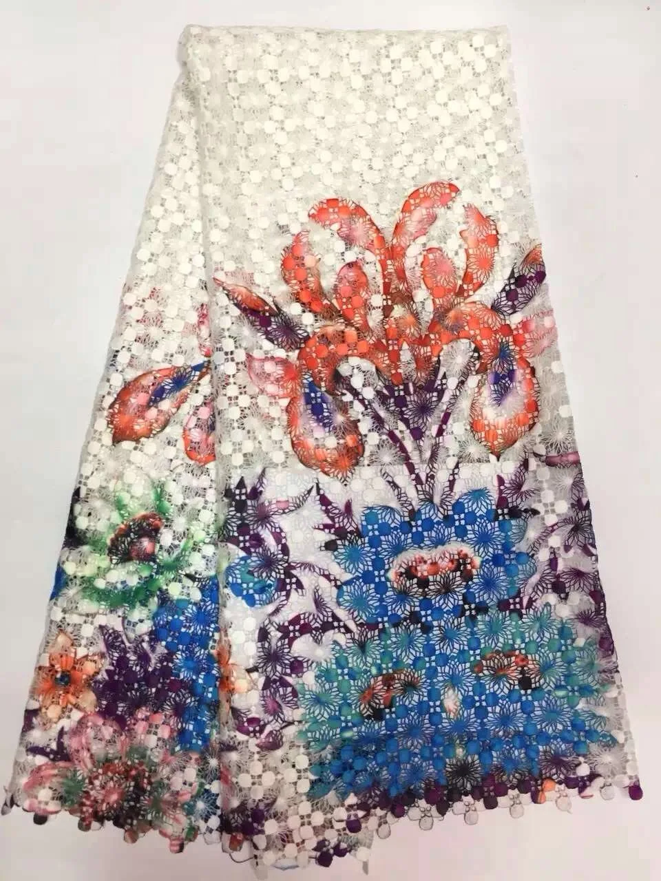 Swiss Lace Materials African Net High Quality French Fabric 2017 Latest Embroidery Fabrics | Дом и сад