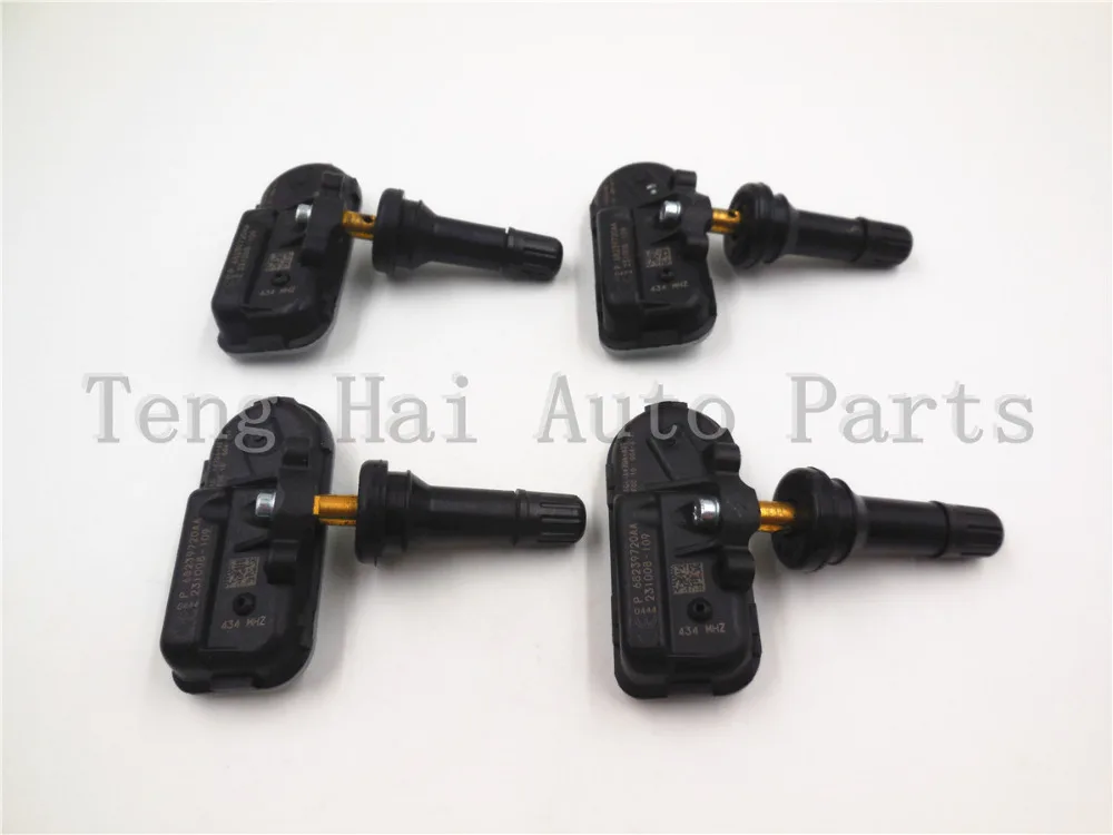 Датчик давления в колесных шинах XYQPSEW 4 Новый OEM 2014-2015 TPMS клапан для Jeep Cherokee Ram 68239720AA