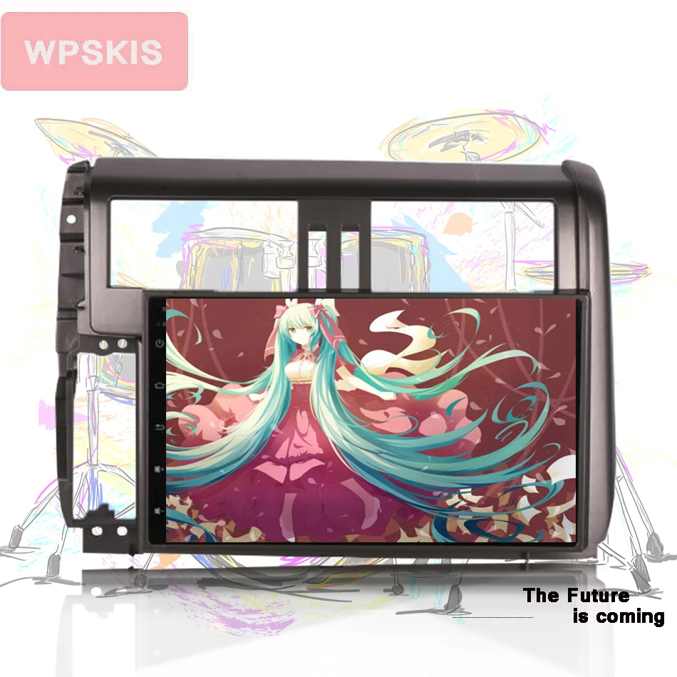 Автомобильный мультимедийный DVD плеер Android 10 0 6 ГБ ОЗУ GPS радио Wi Fi для Toyota Prado Land