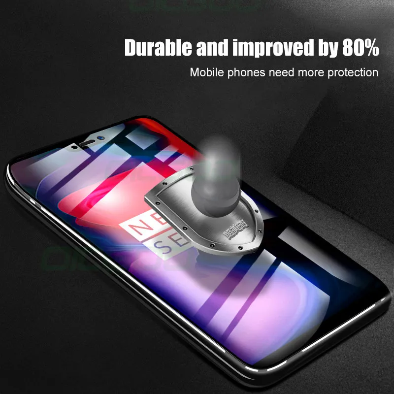 OICGOO против царапин 0 26 мм закаленное стекло для One Plus 5 T 6 полное покрытие протектор