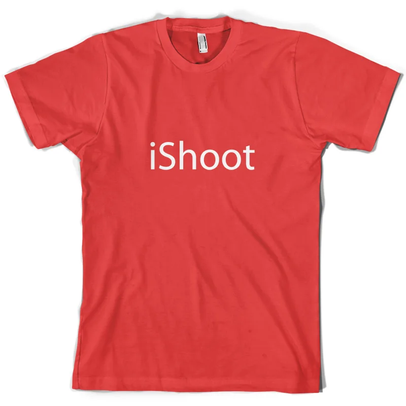 IShoot-Мужская футболка-Shooting-Archery-Gun-10 цветов-Free UK P &amp Футболка с принтом мужские
