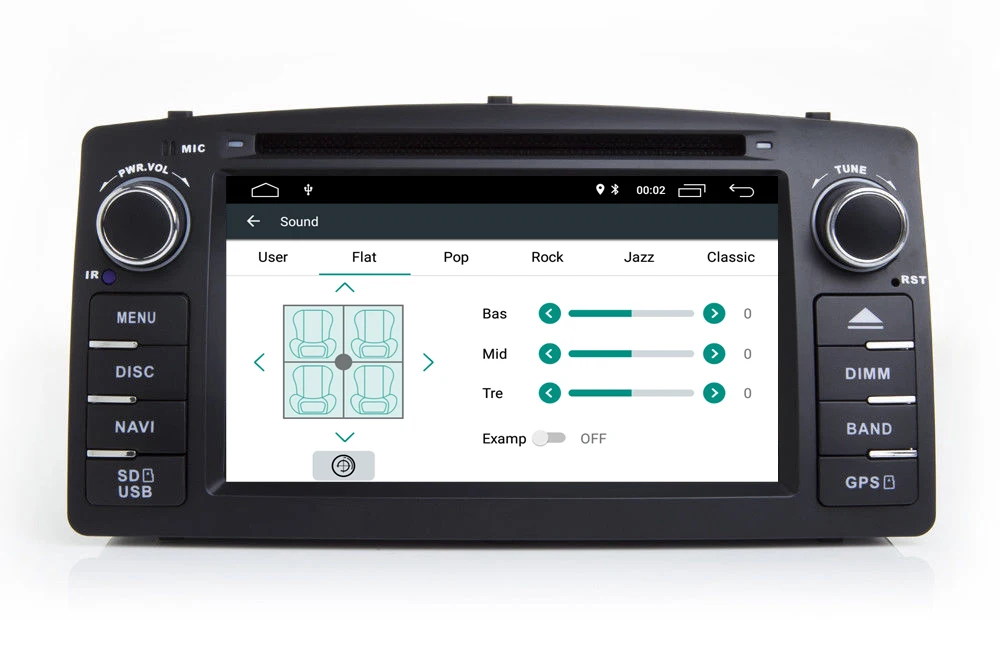 Android 9 0 четырехъядерный автомобильный DVD GPS плеер для TOYOTA COROLLA E120 BYD F3 Радио стерео