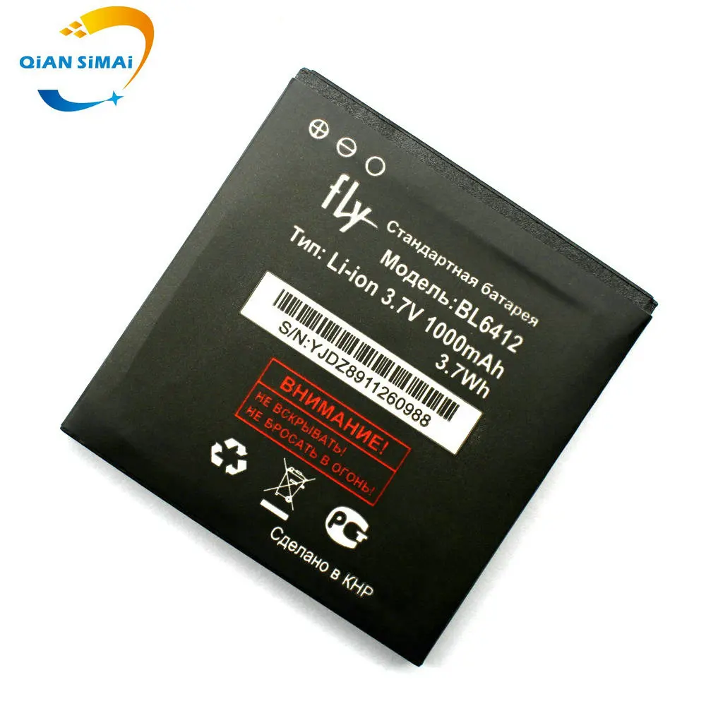 QiAN SiMAi BL6412 Аккумулятор 1000 мАч высокое качество новый литий ионный аккумулятор для