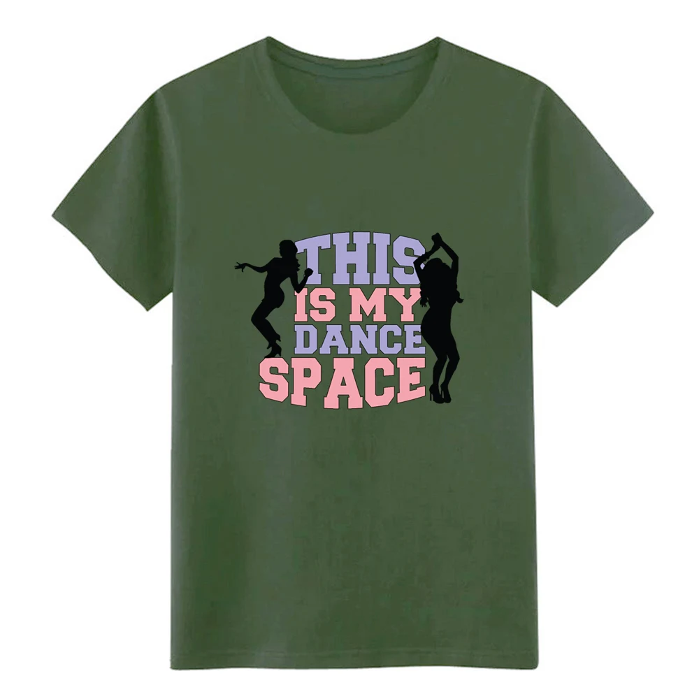 Мужская Трикотажная футболка с надписью this is my dance space gift idea 100% хлопок европейский