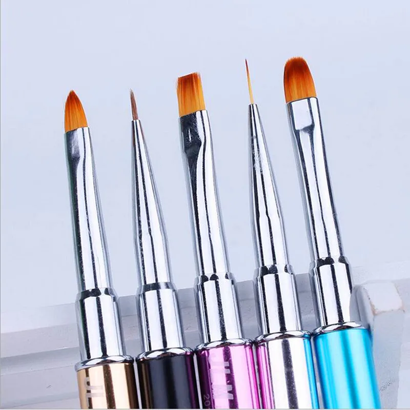 40 PCSProfessional Multi function кристалл ручка щетка для росписи ногтей акриловый УФ гель