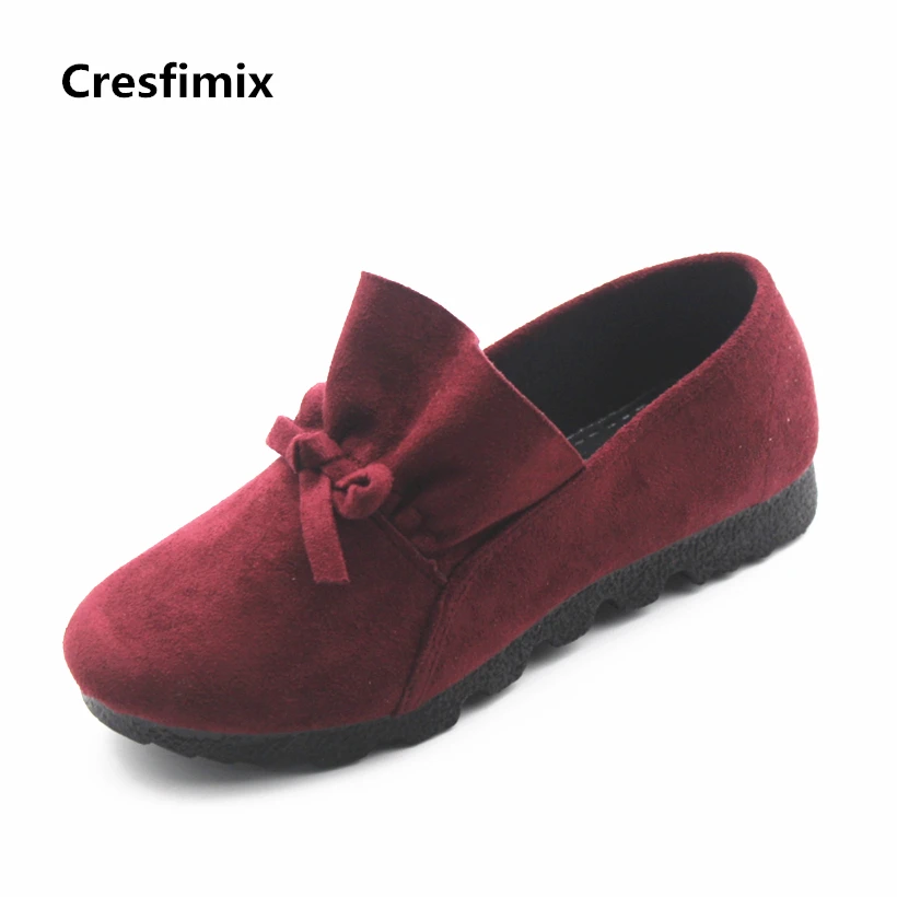 Cresfimix женские красивые и удобные весенняя обувь на плоской подошке Женская милая