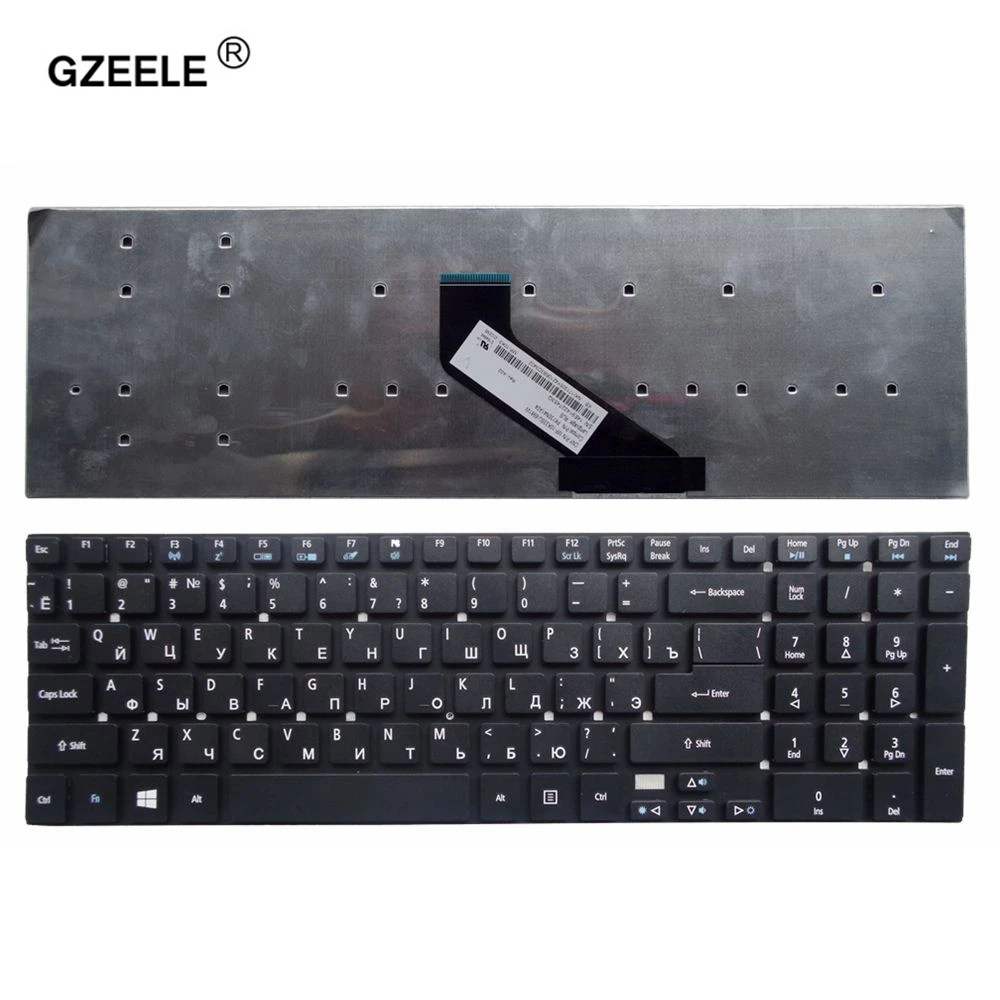 GZEELE new russian Laptop Keyboard for Acer for Aspire V3-571-6882 V3-571-9808 V3-571-6456 V3-571-6805 RU RUSSIAN without frame
