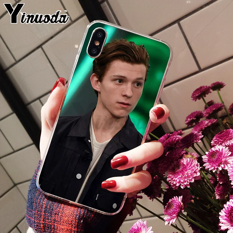 Yinuoda том Холланд новое поступление чехол для мобильного телефона Apple iPhone 8 7 6 6S Plus X
