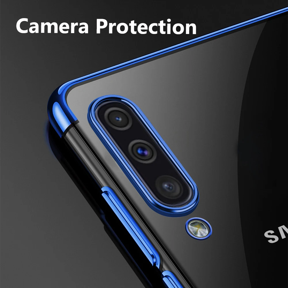 Чехол KEYSION для Samsung Galaxy A50 A30 A70 роскошный мягкий прозрачный чехол-накладка с