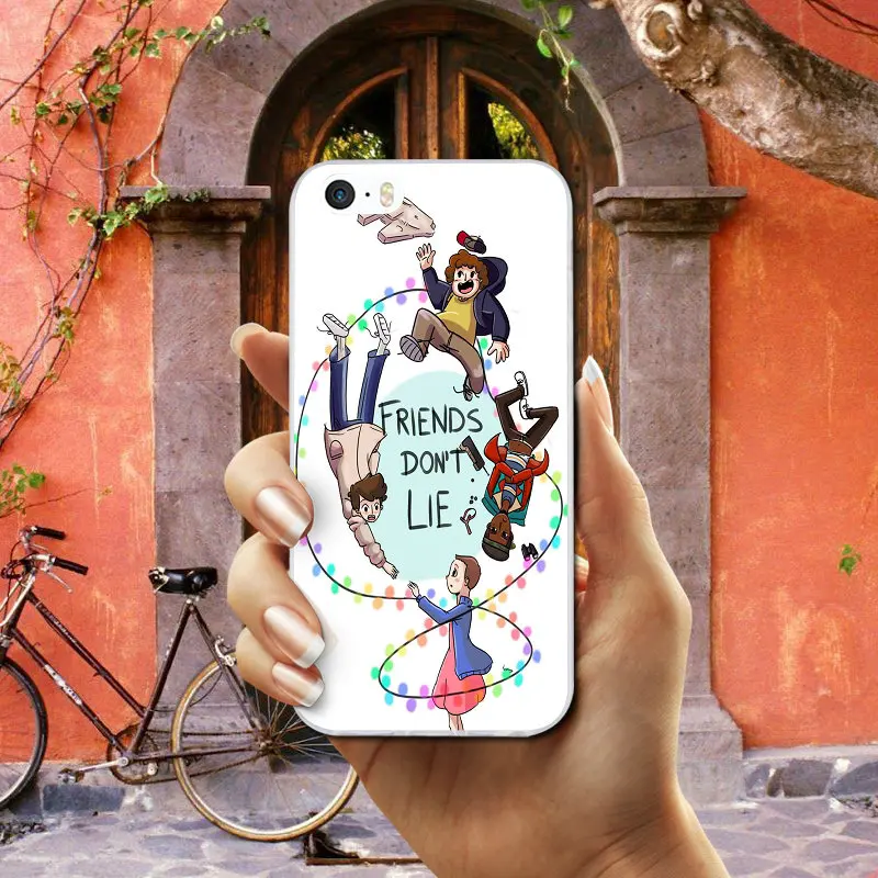 Cartoon Stranger Things Soft TPU Silicone Mobile Phone Cases Cover for iPhone 8 7 6 6S Plus X XR XS Max 10 5 5S SE 5C 4 4S Bags | Мобильные
