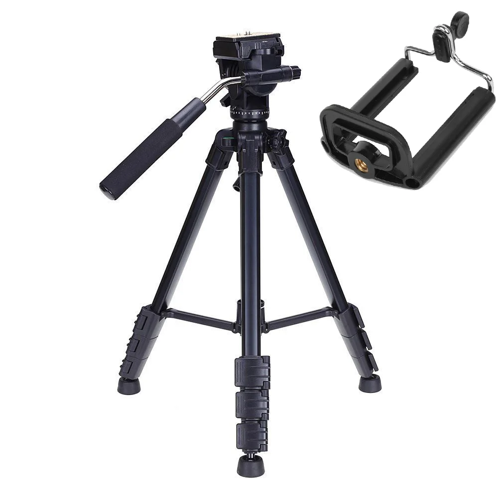 Фото YUNTENG VCT 691 Профессиональный алюминиевый штатив с панорамной головкой для DSLR