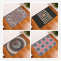 new doormat carpets beautiful funny creative geometry print mats floor kitchen bathroom rugs