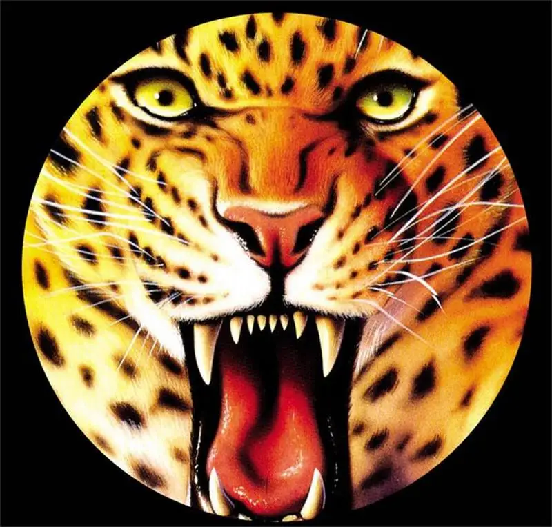 Custom mural wallpaper room 3d photo frame Leopard painting sofa TV background wall non-woven | Обустройство дома