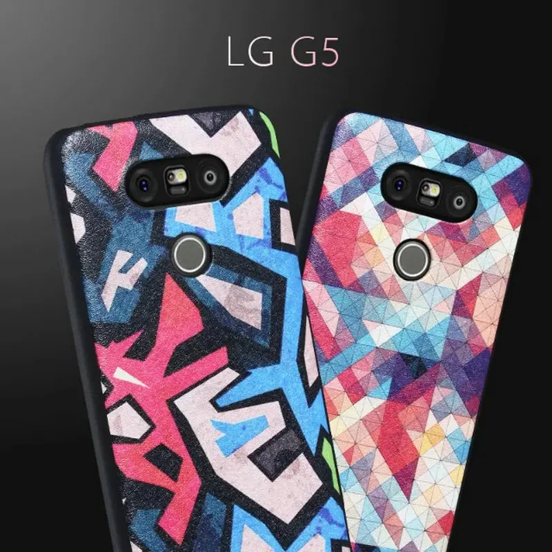 Процесс живопись ТПУ Прозрачный Защитный Чехол для LG G5/5.3 &quotВысокое Качество