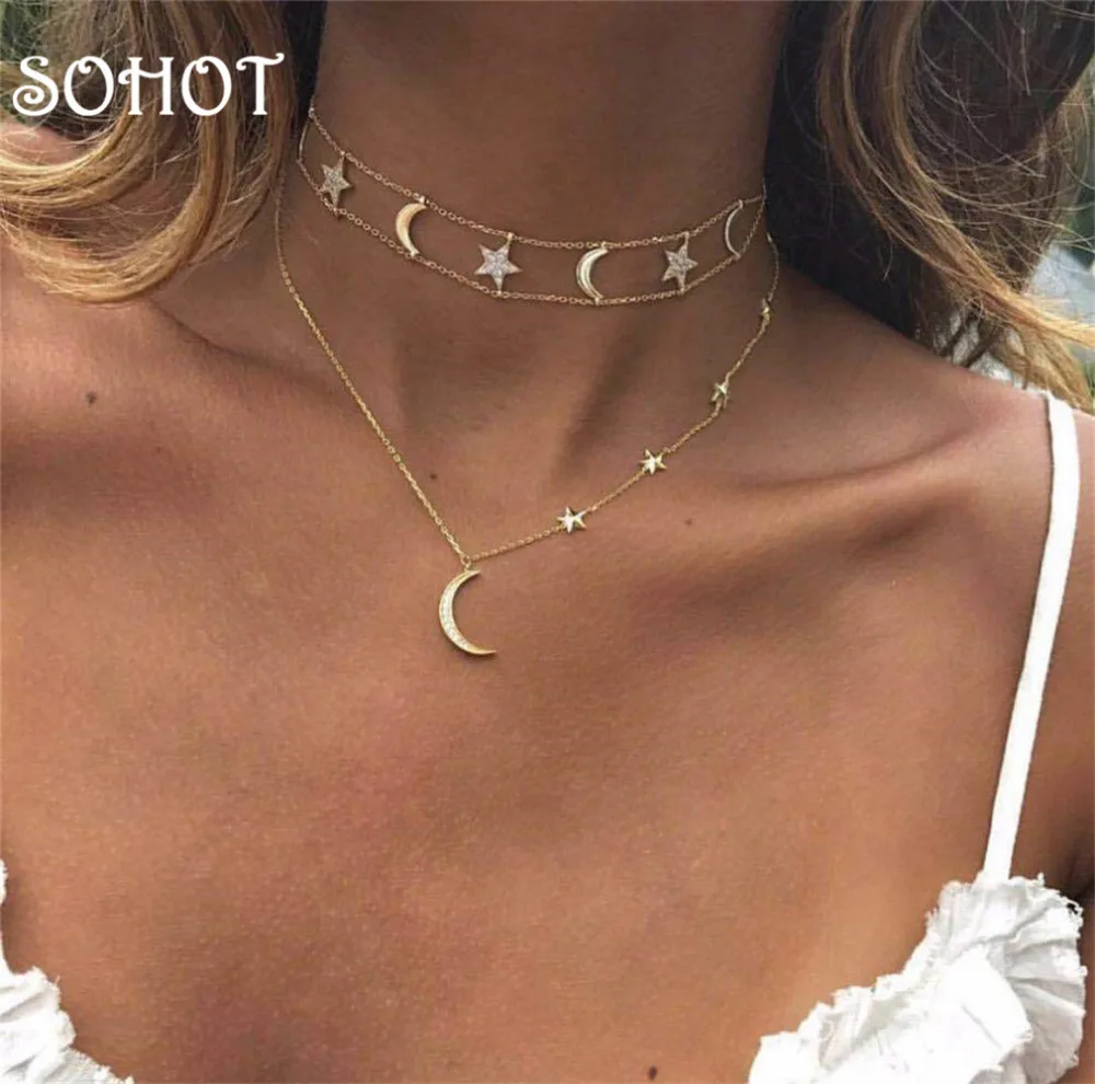 SOHOT Новое темпераментное Очаровательное ожерелье с подвесками Имитация