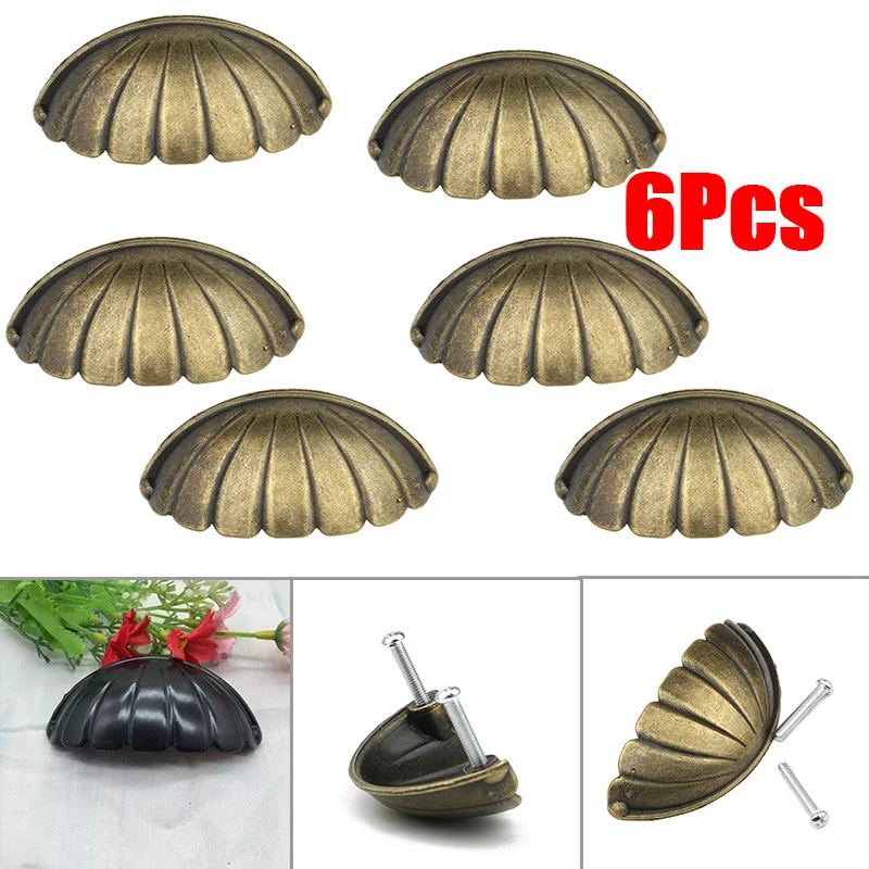 Винтажный выдвижной ящик ручка мебель полукруглый корпус украшение шкафа части