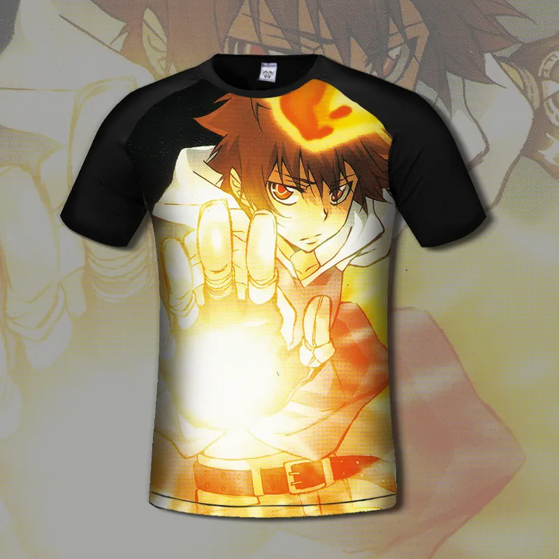 [XHTWCY] Высокое качество японского аниме kateкё Hitman Reborn футболка Косплей Sawada Tsunayoshi с