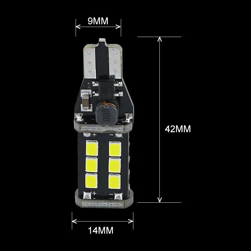 Apmatauto 2x Canbus без ошибок T15 W16W Автомобильный светодиодный фонарь заднего хода для kia