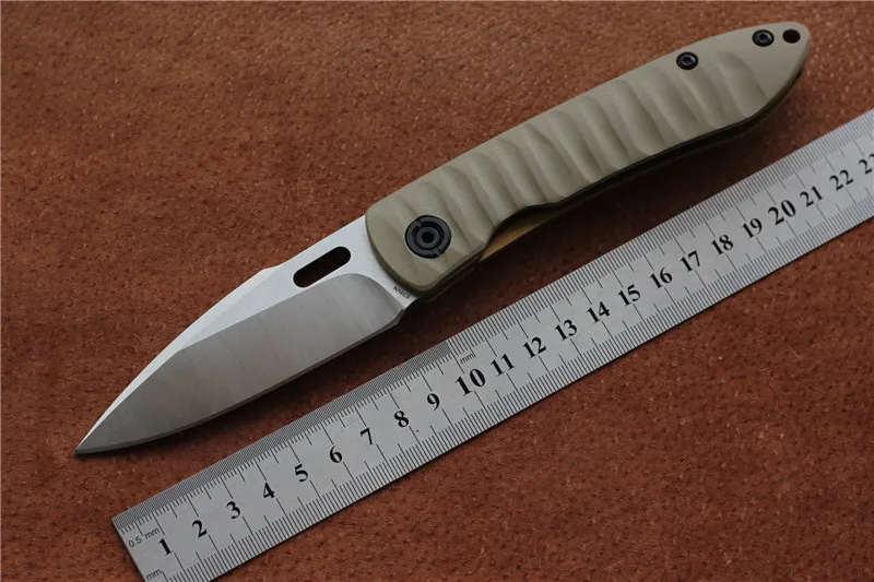 Складной нож MIKER SMF-2 медные прокладки лезвие S35VN G10 + титановая ручка походные