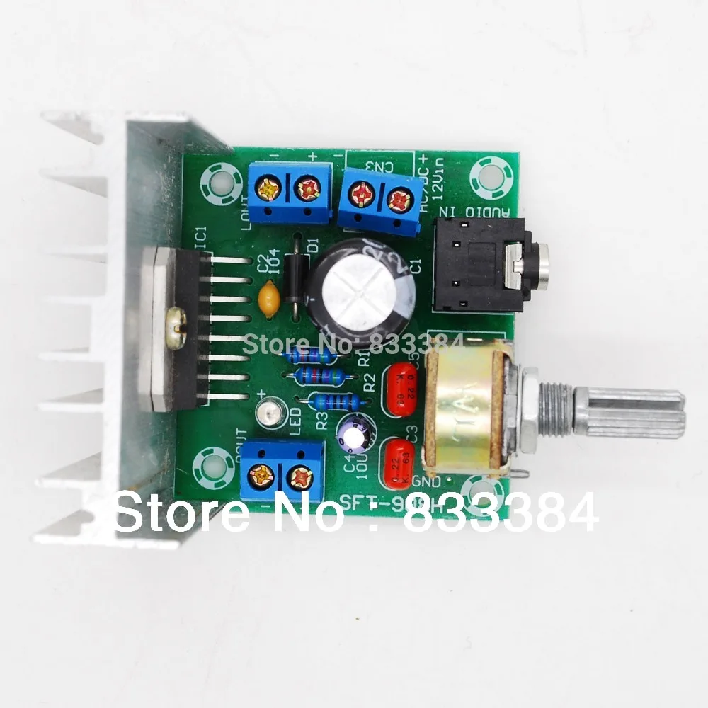 15 Вт + TDA7297 Rev B двухканальный усилитель плата AC/DC 12 В без шума высокой мощности