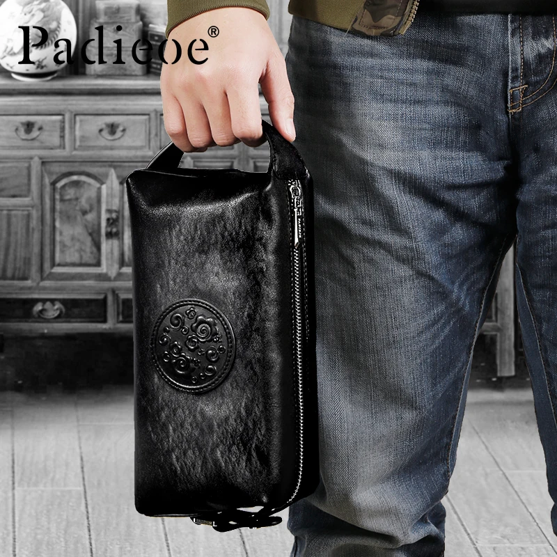 Padieoe bolsa masculina de couro клатч сумка кошельки и сумки Сумка конверт класса люкс Мода| |