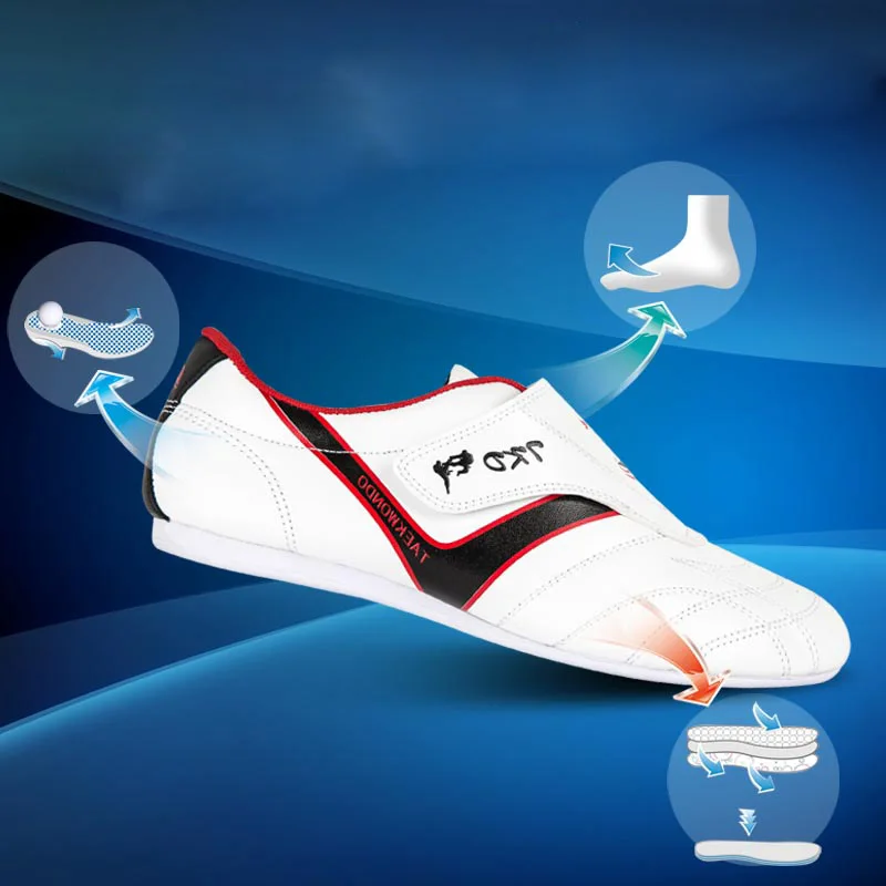 Кроссовки для занятий таэквондо дышащие кикбоксинга детей и взрослых 2018|taekwondo