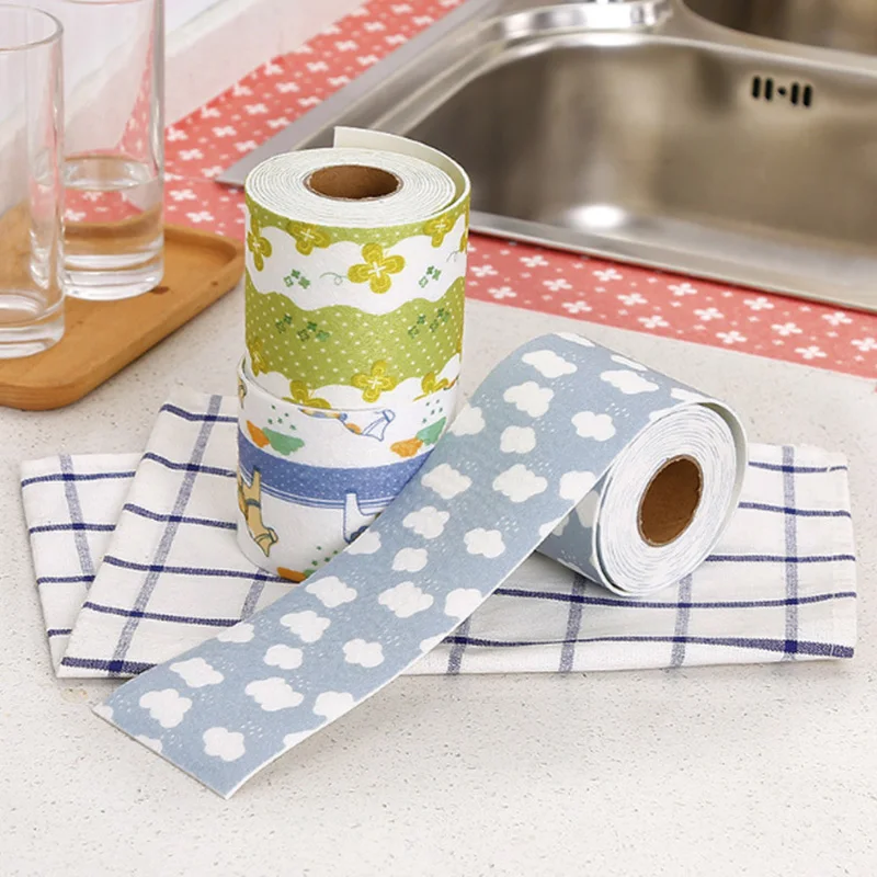 Cute Kitchen Toilet Anti-fouling Sticker Cartoon Bathroom Corner Waterproof Sink Edge Seam Baseboard Shield Decorative Stickers | Дом и сад