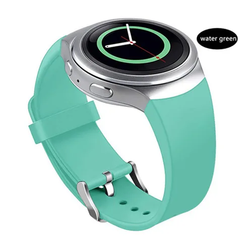water green OSRUI спортивный ремешок для samsung Galaxy gear S2 band R720 R730 Смарт-часы силиконовый браслет на запястье correa ремешок для часов - Цвет ремешка: water green