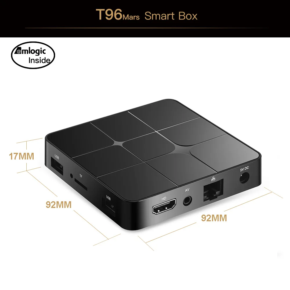 ТВ-приставка RECALLION T96mini Android T96MAX 8 1 Smart tv BOX 2 Гб 16 четырехъядерный процессор Amlogic S905W 4