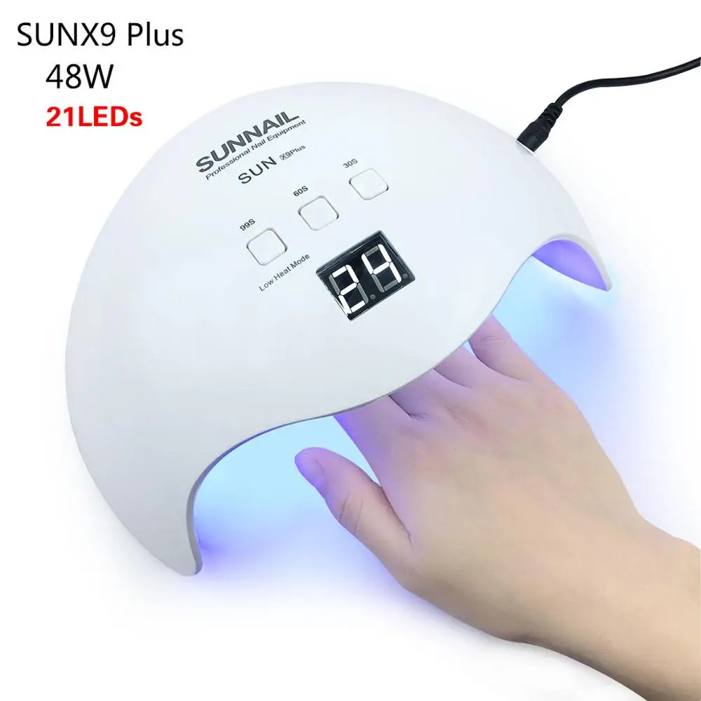 SUNX9Plus SUNX УФ-лампа 72 Вт SUN5 PRO светодиодный светильник для маникюра с двумя ручными лампами 100 В-240 В Сушилка для ногтей для отверждения Гель-лак для ногтей инструменты для дизайна ногтей - Цвет: SUNX9Plus