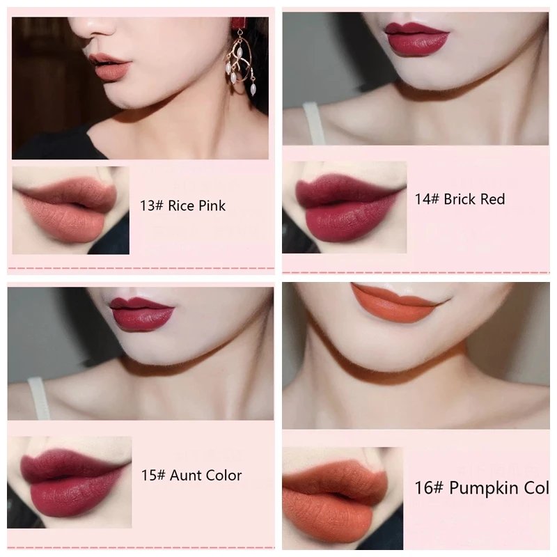 HOLD LIVE 20 Colors Matte Lipstick Long Lasting Waterproof Red Lips Makeup Nude Lip Stick Make Up Brand Korean Cosmetics Set |