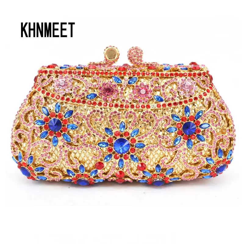 Royal blue Box вечерняя сумочка для отдыха и вечеринок женская кошелек розового цвета с