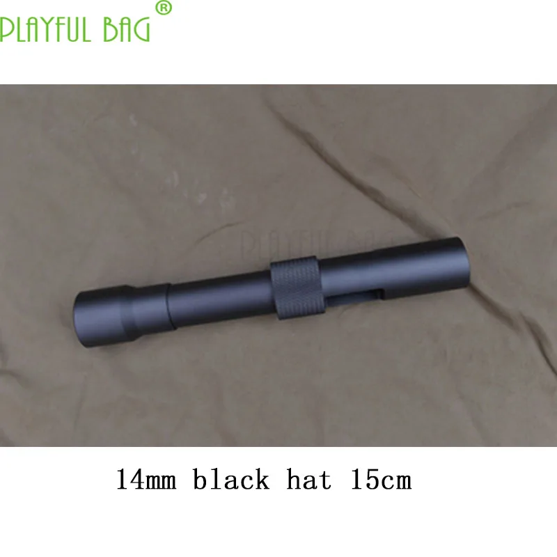 15CM FFRAS обновленный материал fishbone MK12-MOD1 аксессуары черный бык AR-TTM-BD556 модифицированный резьбовой порт общий водяной пистолет M27 - Цвет: 15CM