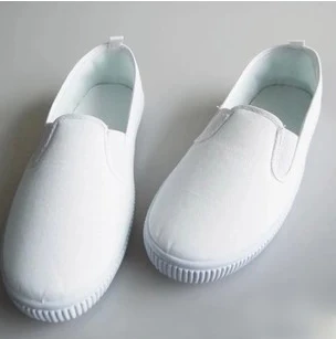 Plain white canvas shoes Clearance