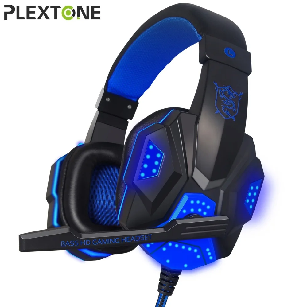 PLEXTONE лучший 3 5 мм наушники игровая гарнитура PC Gamer Headphhone геймер Стерео Игровые С