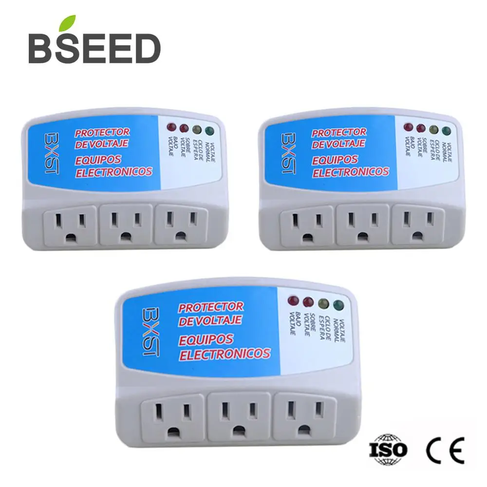 Электрическая защита BSEED PC стандартная розетка стандарта США белая Защита от