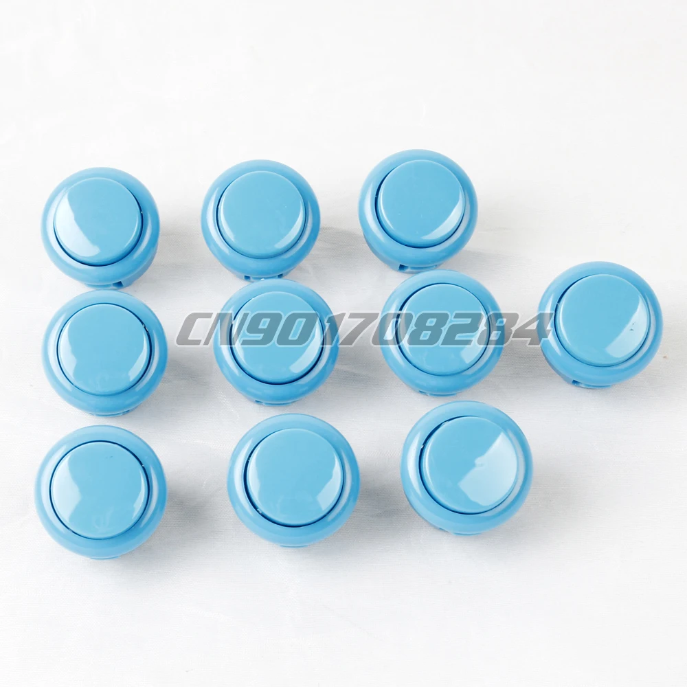10x OEM 24 мм кнопки заменить для аркадных игр Sanwa OBSF OBSN Кнопки Mame Jamma белый|button