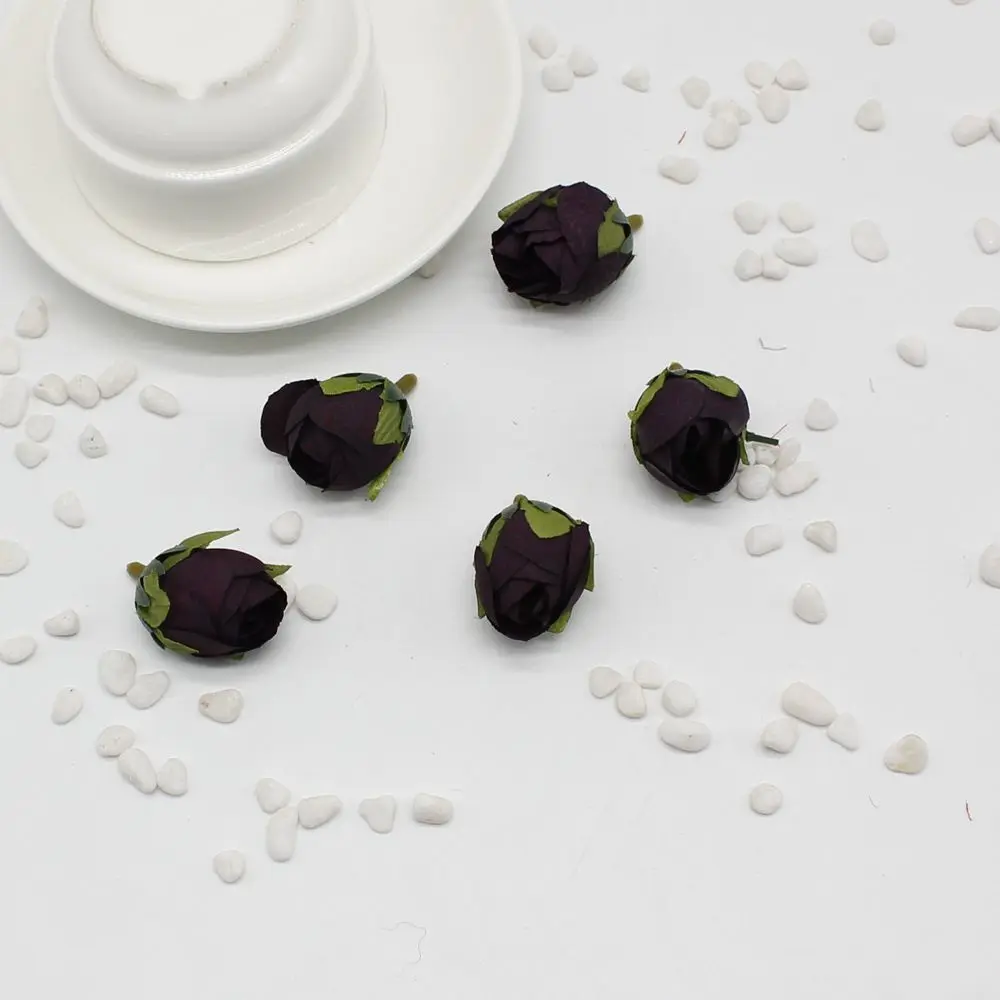 30 шт./лот шелковые бутоны с розами искусственные цветы для свадьбы вечерние