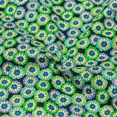 color 36 1 метр цветок плед простой хлопок ткань ручной работы DIY одежды платье детская одежда хлопок T528 - Цвет: color 36
