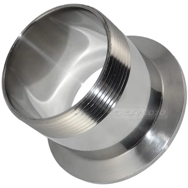 2&quot DN50 Sanitary Male Threaded Ferrule Pipe Fitting Tri Clamp Type Stainless Steel SS316 | Обустройство дома