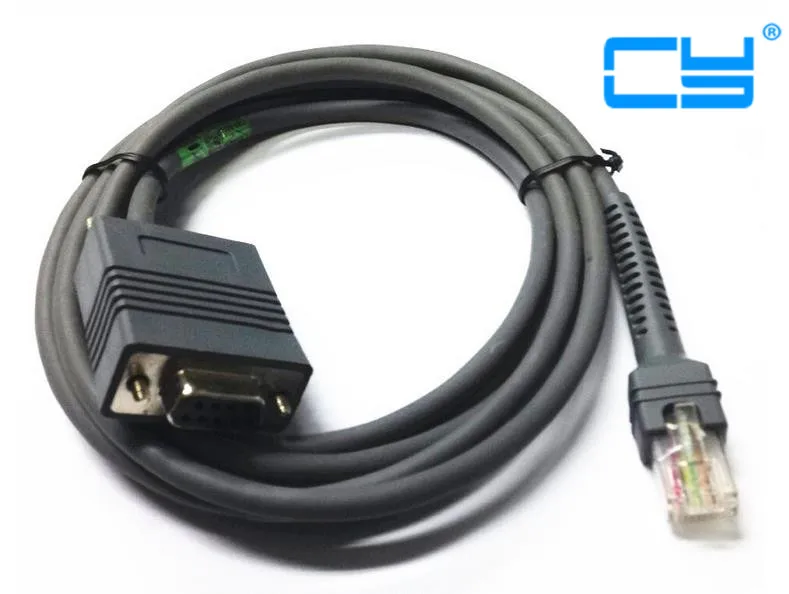 10 шт./Символ LS2208 RS232 RJ45 К DB9 Женский сканер штрих кода последовательный консольный