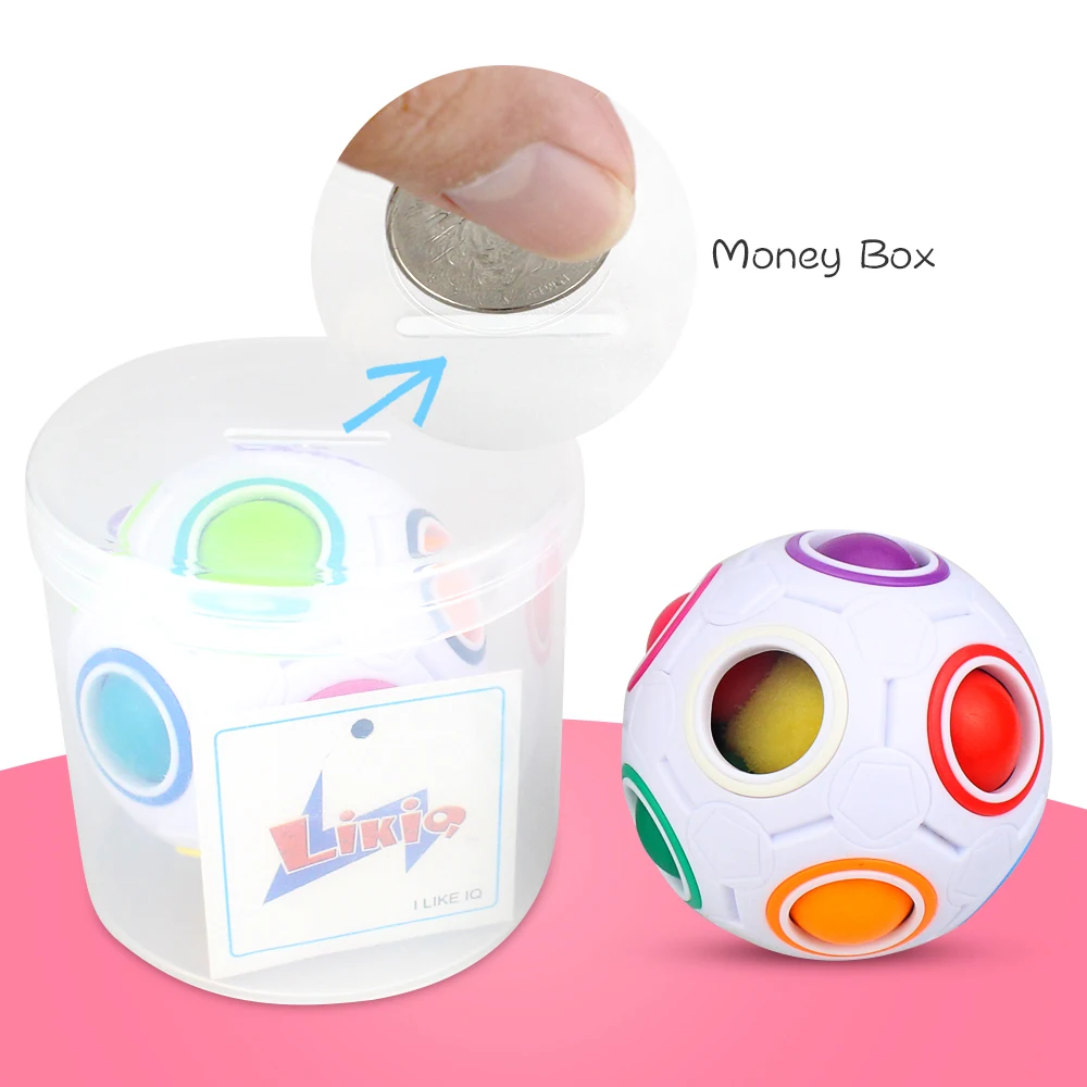 Магия радуги Непоседа куб головоломка Антистресс мяч Творческий футбол