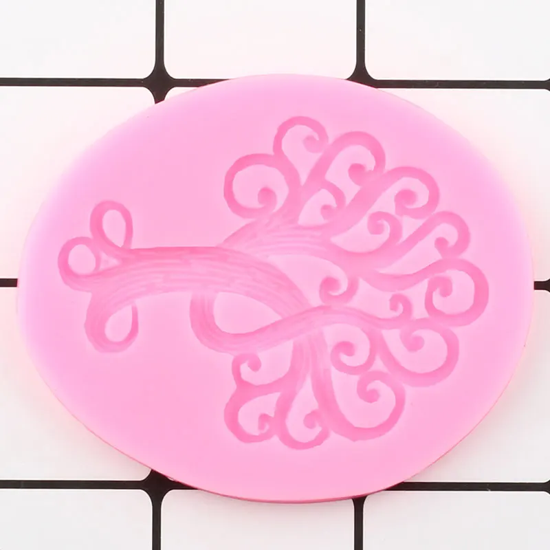 Life Tree Силиконовые Формы для кексов искусственный десерт конфеты глина | Дом и сад