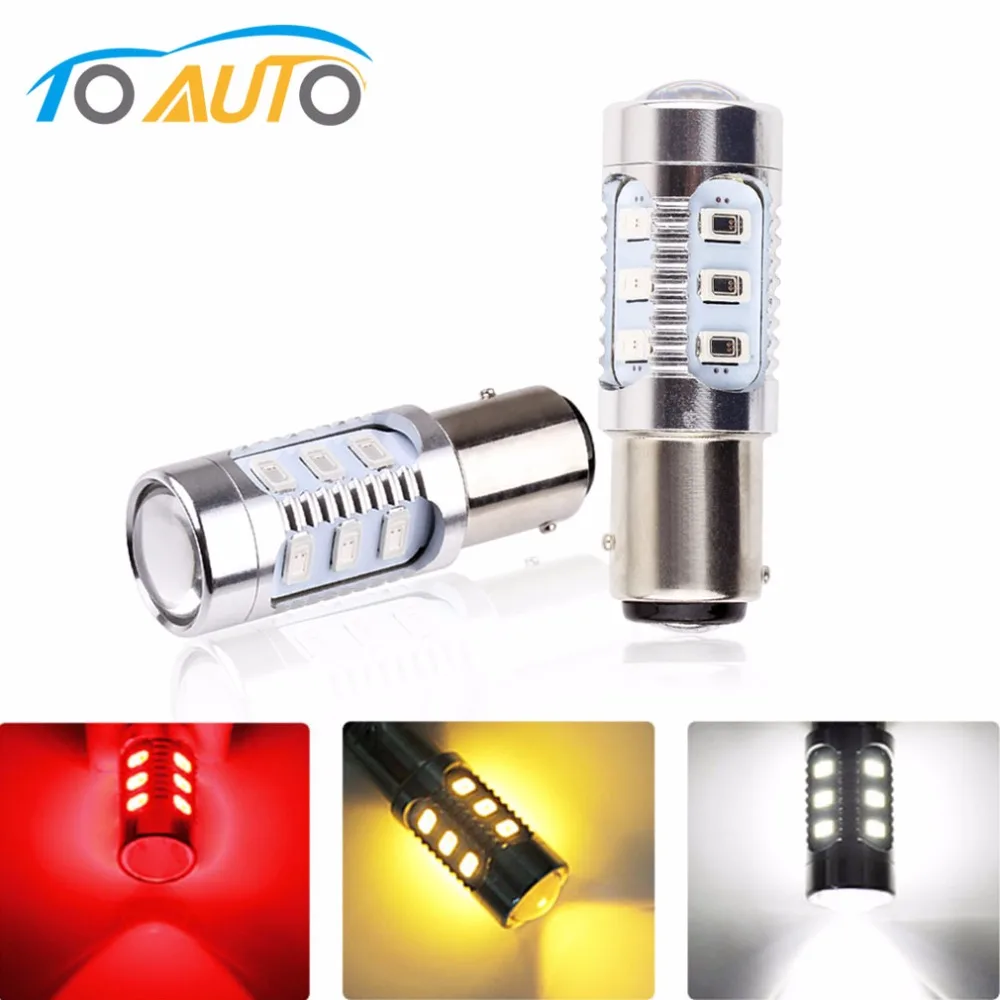 2 шт. Автомобильные светодиодные лампы 1157 BAY15D 12 led 5630|led light stand|led groundled |