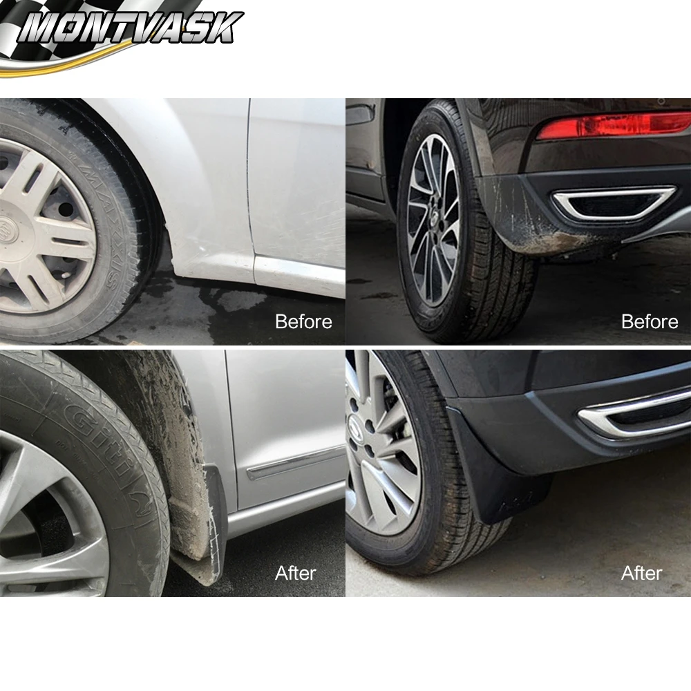 Брызговики Fender Крыло комплект для 2006 2010 BMW X3 E83 4 шт.|flaps splash guards|mud flaps guardssplash guard |